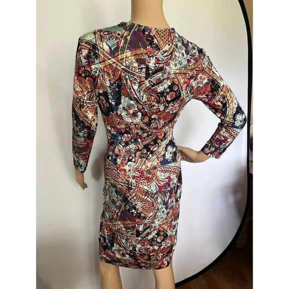 Peruvian Connection Imari wrap dress Size XS Extra Small - Picture 5 of 7